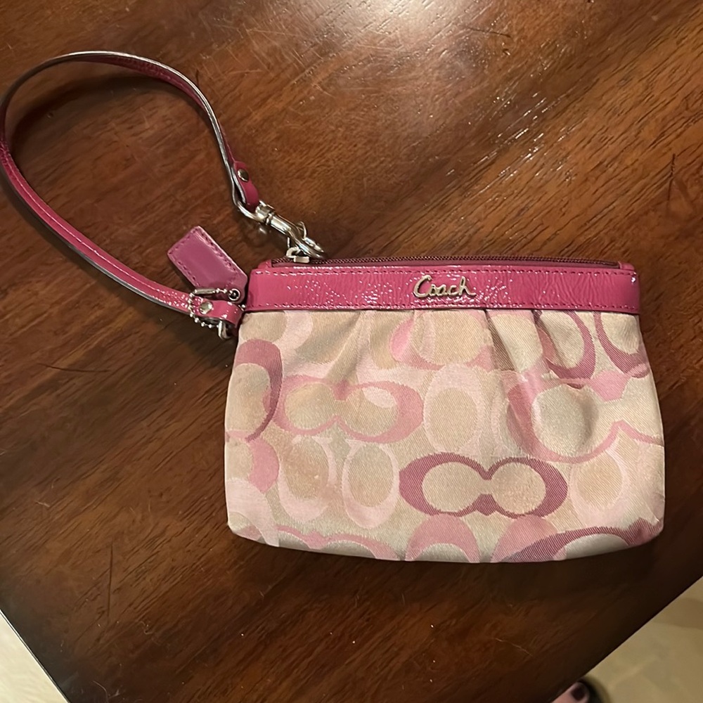 Coach Signature Wristlet